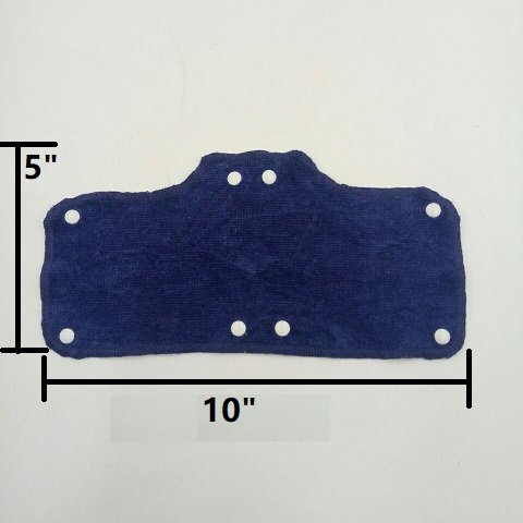 Navy Blue Hard Hat Sweatband Headband Forehead Sweating Pad Terry Cotton Washable Hard Hat Liner Snap On(3 Pcs) #TOP1