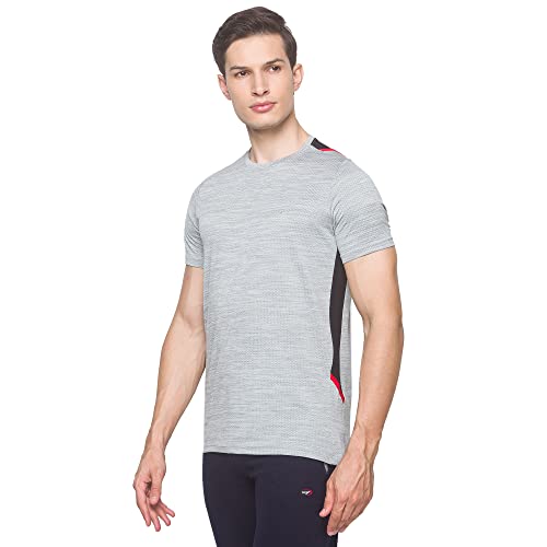 Image of berge' Men's Jacquard Polyester Dry Fit Textured Western Shirts & Tshirts for Men, Quick Drying & Breathable Fabric, Gym Wear Tees & Workout Tops|Half Sleeve T-Shirt|Running Tshirts for Men