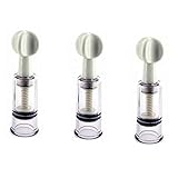 Finever Vacuum Suction Cup Anti Cellulite Cupping Therapy Twist Suction Cupping Kit for Cellulite Body and Breast Massager 3Cup (3 Cup)