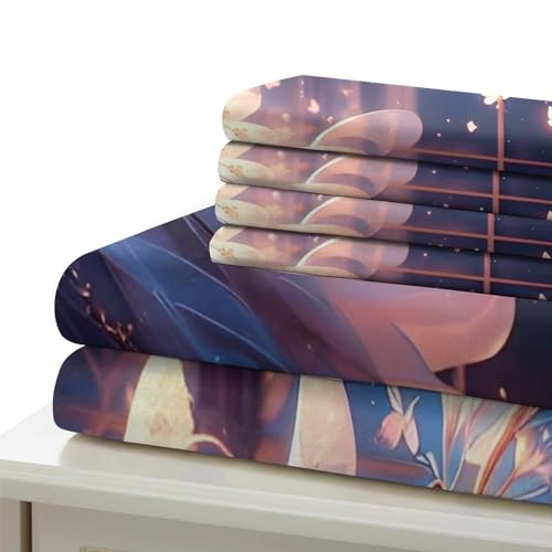 Parure de lit 3D microfibre respirante avec fermeture éclair pour chambre enfant