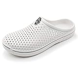 [アモジ] メンズ サンダル レディース スリッパ ルームシューズ サボサンダル クロッグサンダル ビーチサンダル 室内履き 外出履き ビジネスサンダル オフィスサンダル めんず さんだる すりっぱ くろっぐ YY161 白 ホワイト 28.0cm