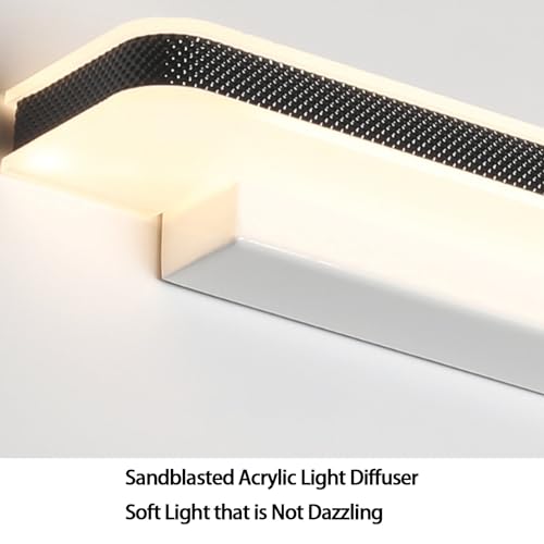 Espejo luz de pared LED rectangular para eliminar sombras en el baño 3