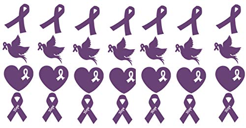 Premature Baby Collections (Premature Baby Ribbon winylowe naklejki fioletowe C1)