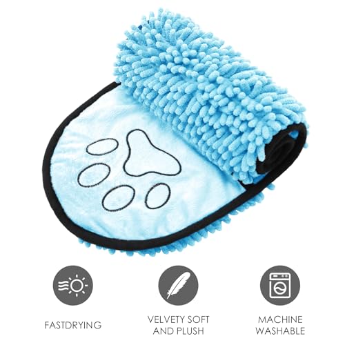 UTFDXU Toalha absorvente para cães, toalha de microfibra de secagem rápida, toalha de banho de cacho