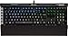 Corsair K95 RGB Platinum Clavier Mécanique Gaming (Cherry MX Speed, Rétro-Éclairage RGB Multicolore, AZERTY) Noir