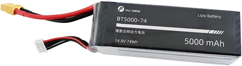 4S 5000mAh LiPo Battery with XT60 Connector for FLYWING FW450L Air-Wolf/ EC135 RC Helicopters, 1Pcs
