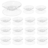 Luckycivia 30Pcs Double Sided Suction Cup, Suction Cups Without Hooks Sucker Pads for Glass Plastic,...