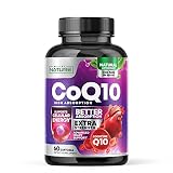 Built by Nature CoQ10 Supplement for Heart Health Support & Cellular Energy Production - Gluten Free