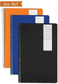 1InTheOffice 1-Subject Wirebound Notebook, College Ruled, 80 Sheets, 7 3/4" x 5", 3/Pk