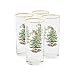 Spode Christmas Tree Hiball Glasses, Set of 4