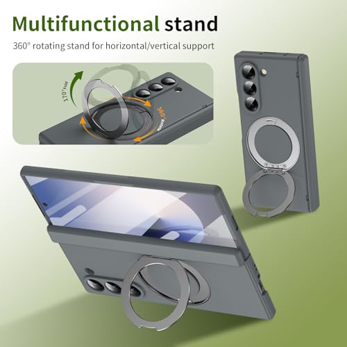 Étui magnétique pour Samsung Z Fold6 protégeant la charnière et l'écran