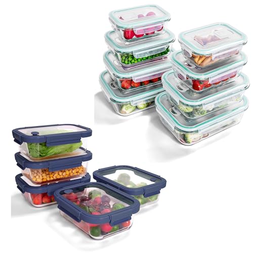 BOROHOUSE 13-Pc Borosilicate Glass Storage Set – Airtight