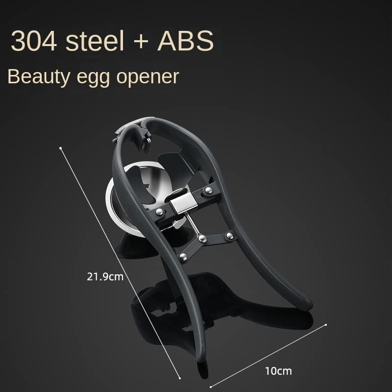 Egg opener 304 stainless steel kitchen gadget (grey)