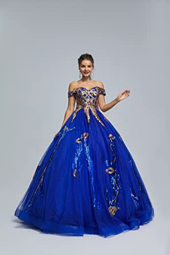 Image of Women's Beading Sweetheart Ball Gown Tulle Layed Long Quinceanera Dress