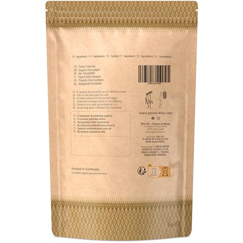 Khla - Poivre de Timut 500 g - Certifié Bio - Poivre en Grain - Baies de Timur - Poivre Pamplemousse Entier - Qualité Premium - Épice Direct Producteur - Himalaya Poivre Sichuan - Origine Népal – vue 9