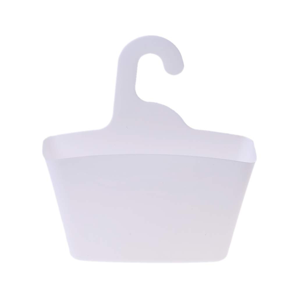 Multi-layer plastic shower basket for wall mounting, bathroom