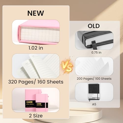 Carnet ligné rose B5 pour organiser vos projets et notes de bureau