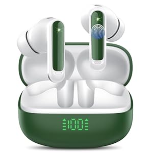 buwy Auriculares Inalámbricos Bluetooth,Auriculares Bluetooth 5.4 HiFi Estéreo, 48H Reducción de Ruido Earbuds con 4 HD Mic