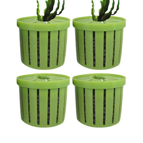 Aquarium Plant Cup,Aquatic Plant Cup - Small Stable Planting Basket for Desk Decorations Wall Window Pond Garden Corner Shelf
