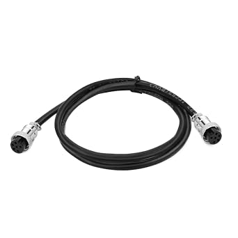 Luftschloss 3.28 ft GX16 6 Pin Cable Double Female Head Aviation Cordset, GX16 6 Pin Panel Mount Circular Metal Aviation Connector Adapter Female to Female 20AWG 1Meter