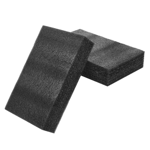 ARTIBETTER Foam Sheets for Packaging 2pcs Pearl Cotton Pad Black Damage Prevention Sturdy Reliable Epe Foam Blocks for Diy