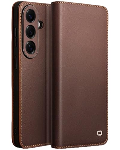 �y�E�l����E�{�v�zSamsung Galaxy S26 Ultra / S26 Plus / S26 �p �P�[�X �蒠�^ �X���� �J�[�h���[3�� �X�^���h�@�\�t�� ���z�^ �ϏՌ� �S�ʕی� ���U�[ �X�}�z�J�o�[(Brown,S26 Plus)