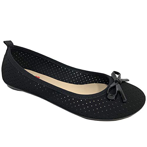 Sapatilha Moleca Verniz Laço Feminina - Preto - 36