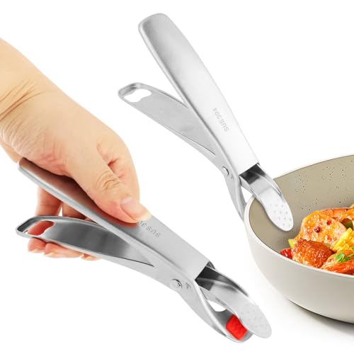 Plate Gripper, 2Pcs Anti-Scalding Dish Clips, Heat Resistant and Non-Slip Hot Bowl Retriever for Kitchen, Dish Plate Clamp Holder Tongs for Pans,Dishes, Strong Load Bearing&Durable by CERQVLXP - Used condition - US$10.59