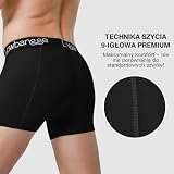 Lowbangge Bawełniane Męskie Bokserki Trunks Retro (paczka 6 sztuk), Idealne Dopasowanie i Oddychające Majtki Męskie