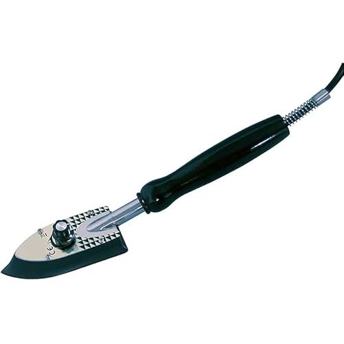 Plancha Entelar Aeromodelismo. Suela De Teflon. 220v. Potencia Regulable. Maximo 170 Watios. Soporte Incluido.