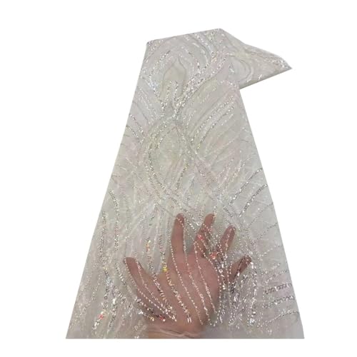 Robe mariée fluide en tissu à paillettes grandes feuilles pour mariage élégant