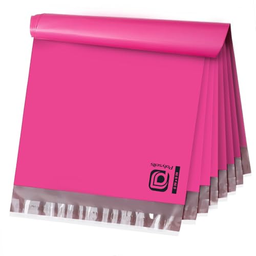 POLYSELLS 200 pcs 6x9 Inches Pink Poly Mailers Shipping Envelopes, Strong Adhesive Sealing,...