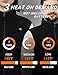 burngogo Beheizbare Weste Heizweste Herren Damen 6 Zonen Heizung 3 Temperaturregler Beheizte Weste (Ohne Powerbank) Beheizbare Jacke M Schwarz