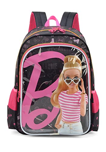 Mochila Escolar Barbie Bolsa de costa com Led