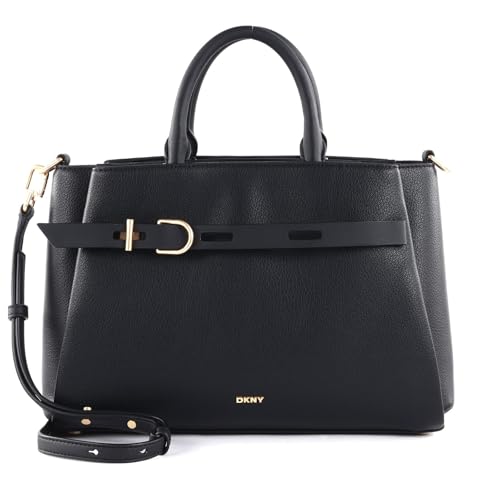Sac satchel Onyx noir DKNY aux finitions dorées luxueuses