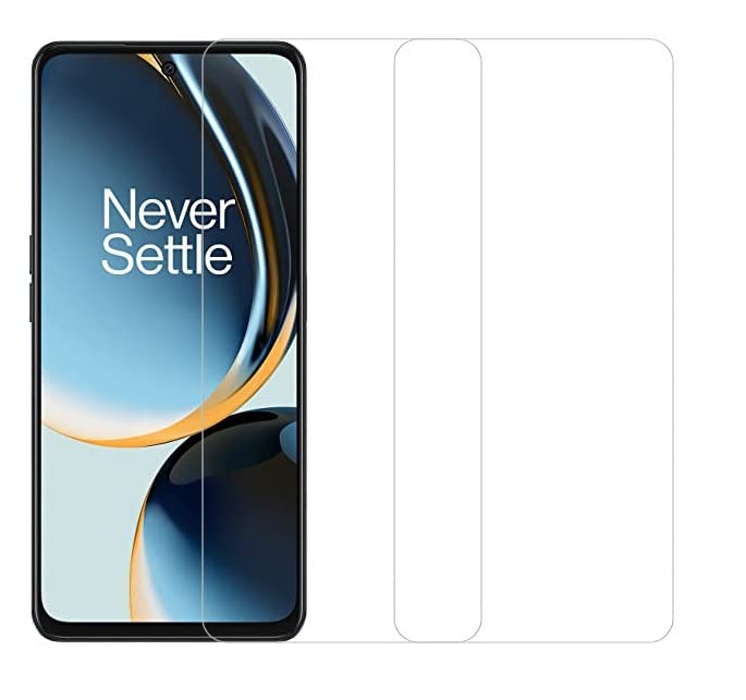 HOBBYTRONICS Smudge Resistance Screen Protector for OnePlus Nord 3 5G with Installation Kit (Transparent) (Pack of 2)