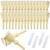 Geiserailie 30 Pcs Condom Catheters Urinal Bag Male External Catheter Soft Rubber Urinal Bag Self Adhering Male External Catheter Single Use Catheter for Men Supplies (30 mm)