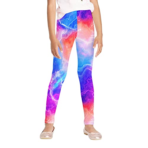 JESKIDS Girls Prints Leggings Casual Yoga Pants Tights Trousers for Kids in 4t to 13 Years 4-5T Colorful