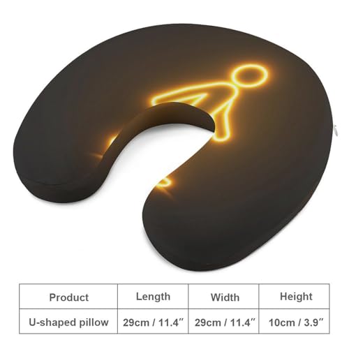 Almohada de viaje de espuma viscoelástica lavable miniatura 2