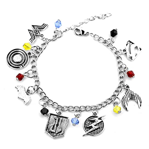 Film Justice League Bracelet Superman Batman Wonder Woman Flash Sea King Combinaison Bracelet Ornement Cover