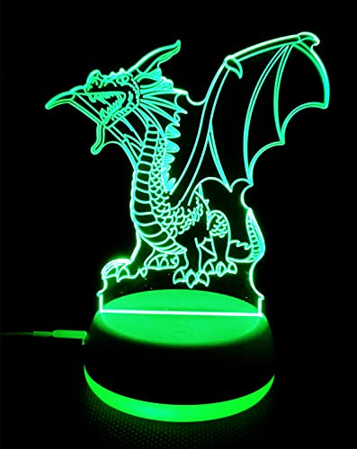 Lámpara de dragón, barras de decoración de dormitorio nueva base, regalos especiales para hombres, padre, tío, jefe, abuelo, amigos Cover