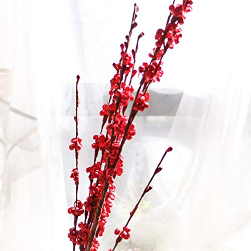 Yinhua 10 Pcs 29.5" Long Of Jasmine Artificial Flowers Faux Jasmine Fake Flower For Wedding Diy Floral Art Plant Home Office Party Decoration (Red) #TOP6