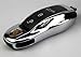 iJDMTOY Direct Replacement Silver Chrome Finish Key Fob Side Panel Trims Compatible with Porsche Cayenne Panamera Macan 911, etc
