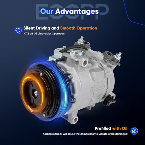 Image of ECCPP AC Compressor 2014-2018 for Dodge for Ram 1500 4000 5.7L | Fast Cooling AC Compressor with Clutch