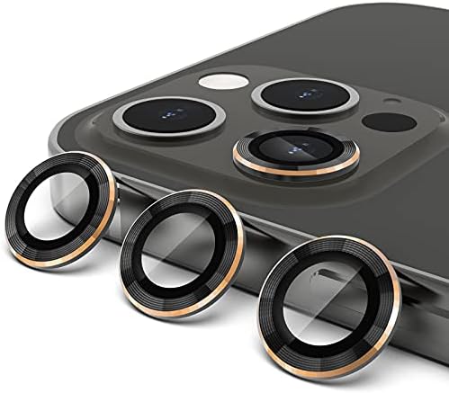 CloudValley Camera Lens Protector for iPhone 12 Pro Max 6.7 inches, Premium HD Tempered Glass Film, Aluminum Alloy Screen Stiker Cover, Pacific Blue