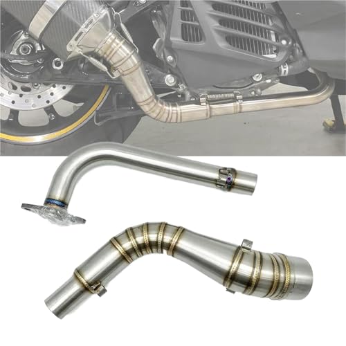 Échappement Moto Silencieux Slip-On en acier pour YAMAHA N-MAX 125 155 2015-2017