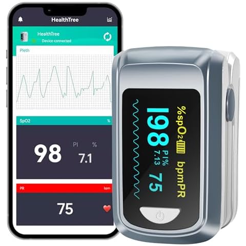 Oxymètre de pouls Bluetooth HealthTree Cover