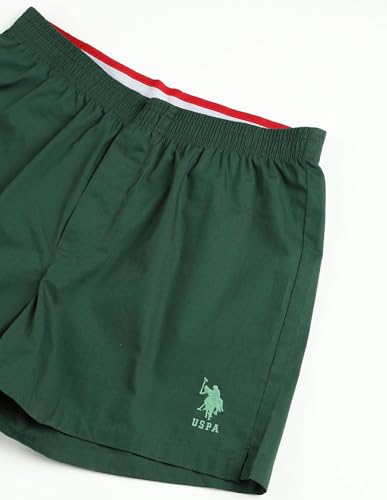 Image of U.S. Polo ASSN. Mens OEX07 Solid Cotton Outer Boxers