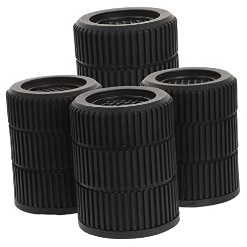 TOBBOMEY Washer Dryer Vibration Foot Pads 4 Pieces Noise Reduction Floor Protection No-Tool Installation Furniture Riser
