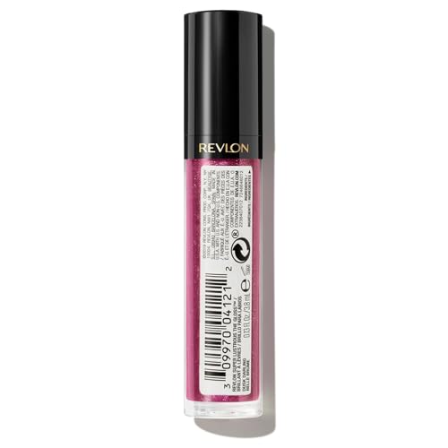 Image of Revlon Super Lustrous Lip Gloss, Non-Sticky, Hydrating, High Shine Finish, 275 Dusk Darling, 0.13 oz (Pack of 2)